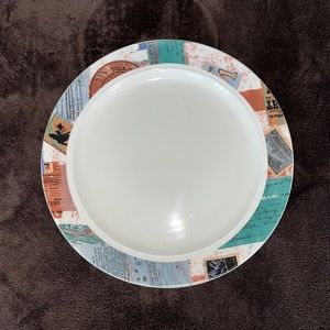 Majesticware 12 1/2 inch stoneware serving plate, dishwasher/microwave safe